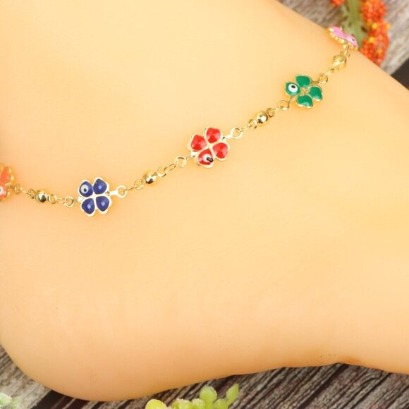 "Elegant Handmade Anklet – Delicate Jewelry for Women, MAR091583 - Picture 4 of 10